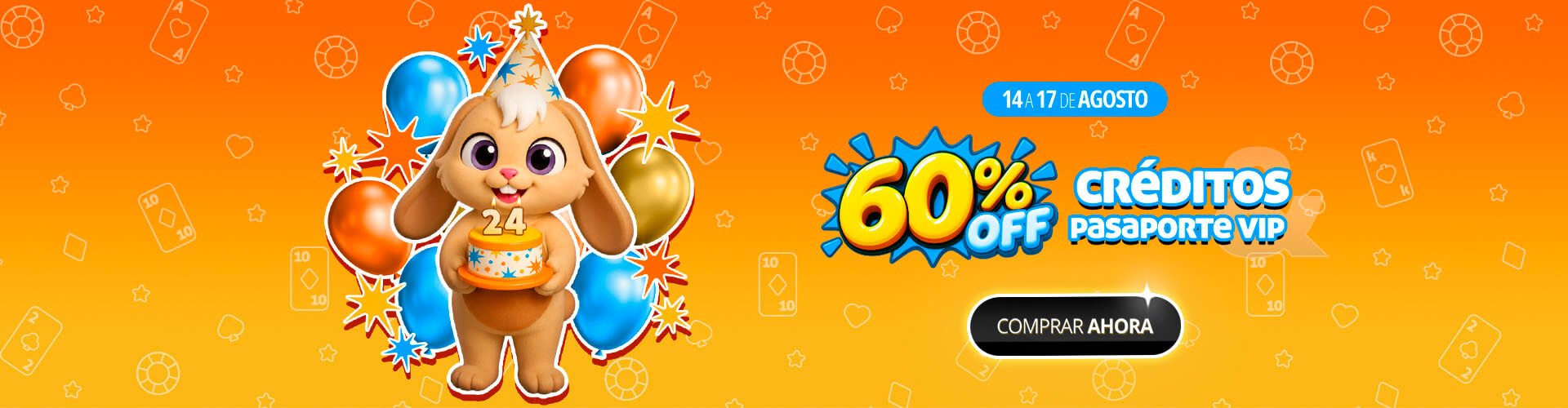 ????�Tu deseo se hizo realidad! 60% de descuento en cr�ditos y pases vip.